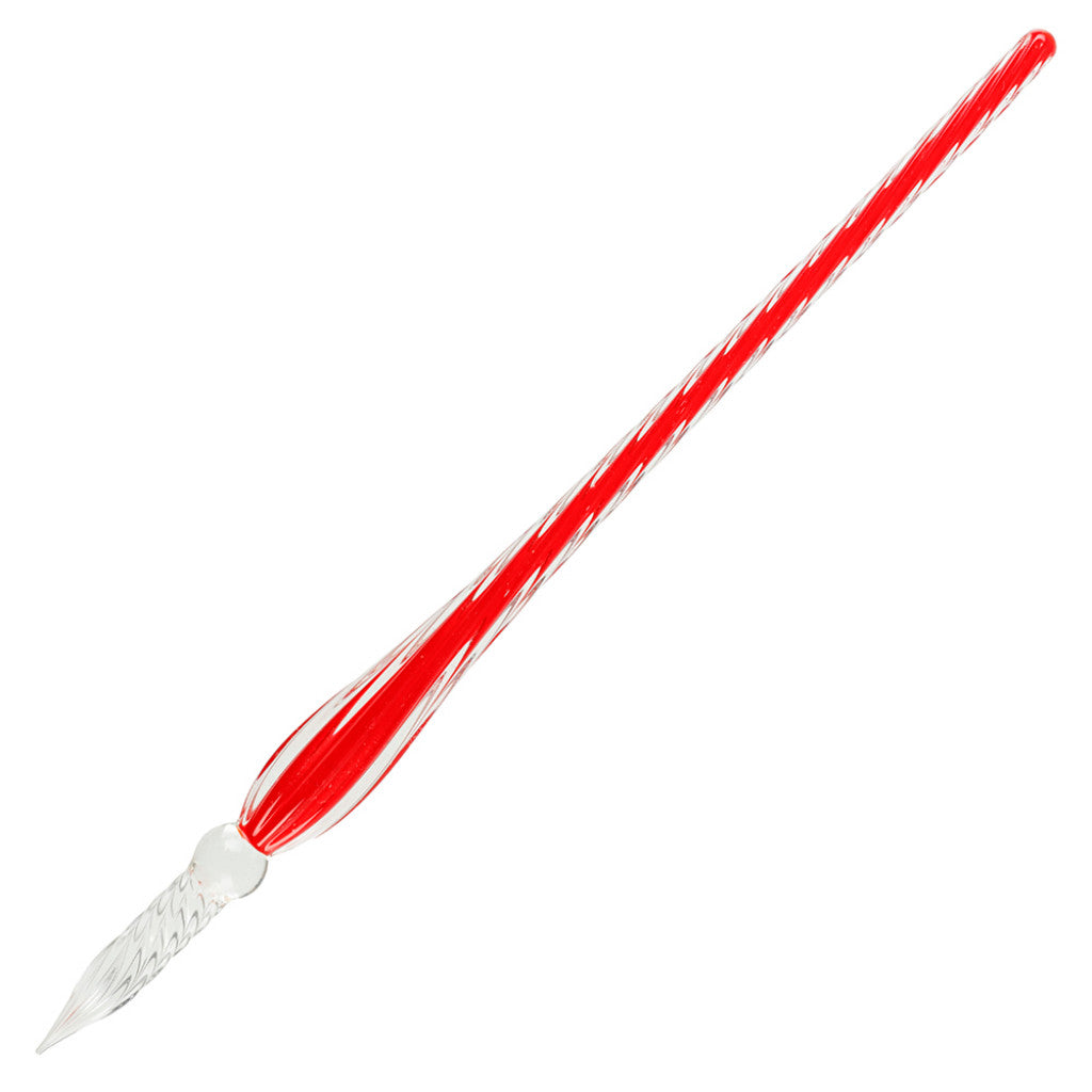 Herbin Glasspenn 18cm - Spiral - Rød