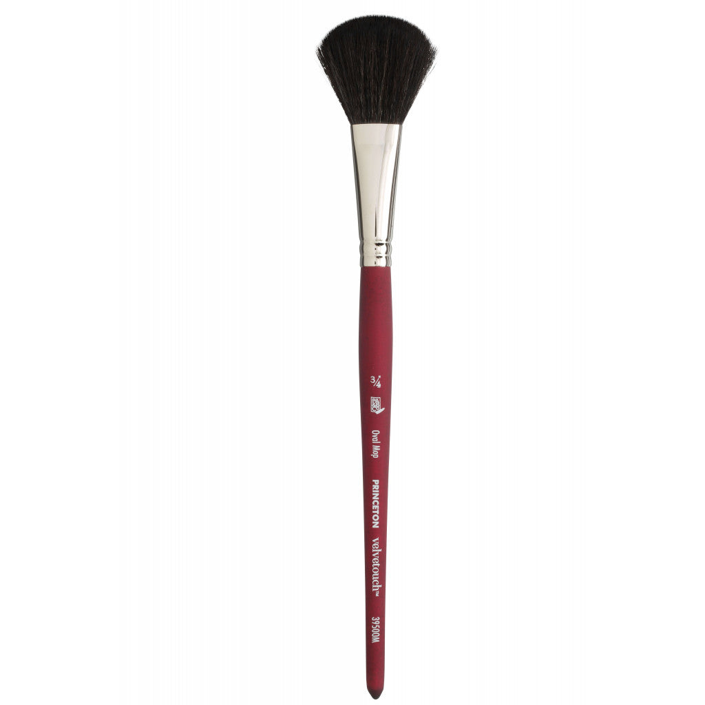 Princeton Velvetouch Synthetic Short Handle Oval Mop Size 3/4" PG4