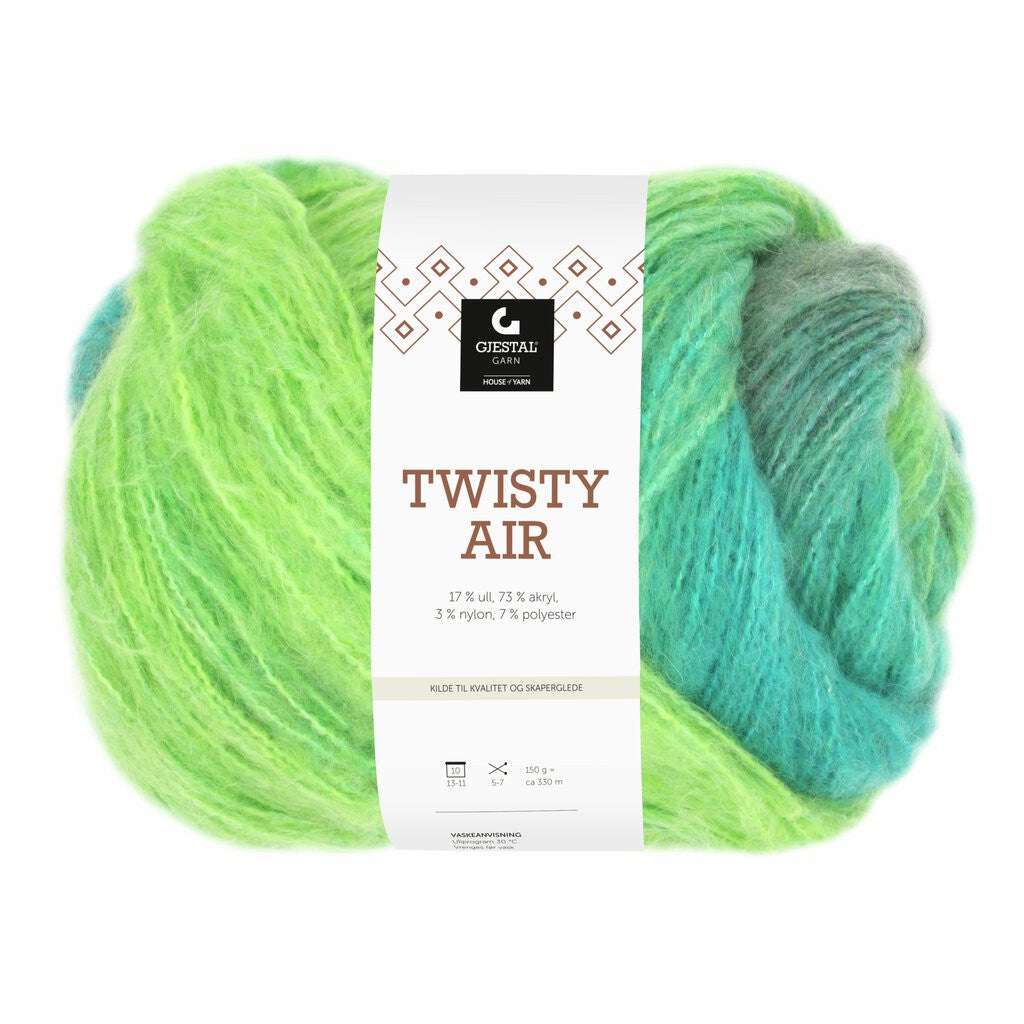 Twisty Air, 150g - 9106 Neongul/Petrol