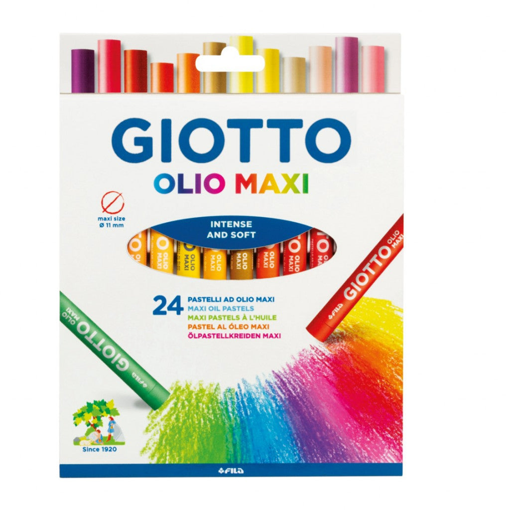 Oljepastell Giotto Olio Maxi 11mm - 24stk