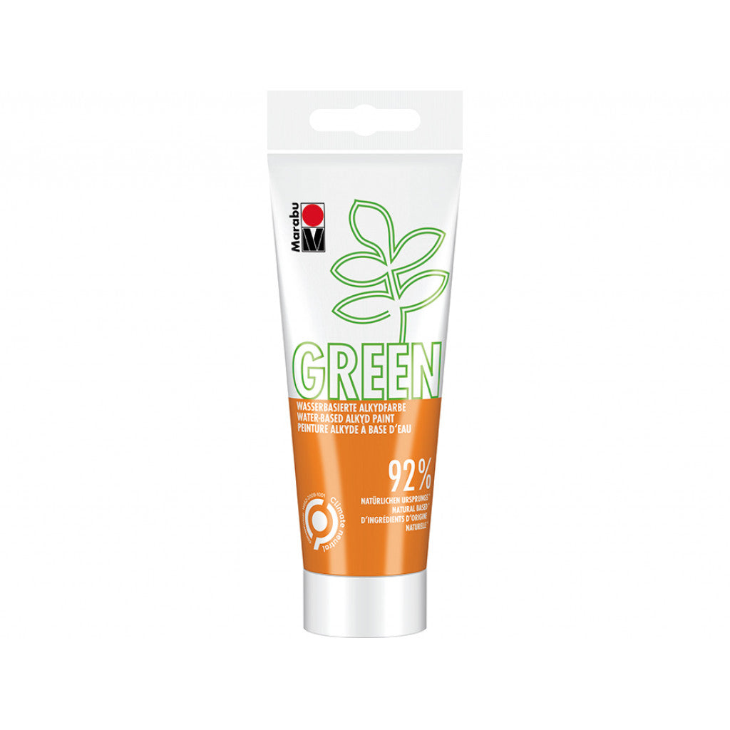 Vegansk Maling, Marabu Green Alkydmaling 100ml - 013 Orange