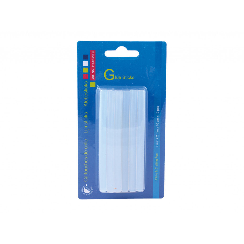 Limrefill til limpistol - 8mm x 10cm - 12stk AT