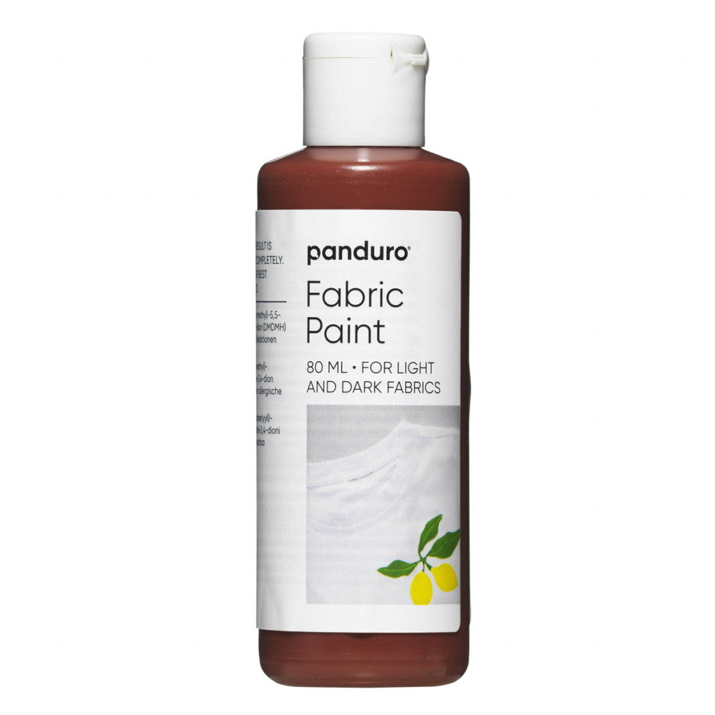 Tekstilmaling (Fabric Paint) 80ml - Brown