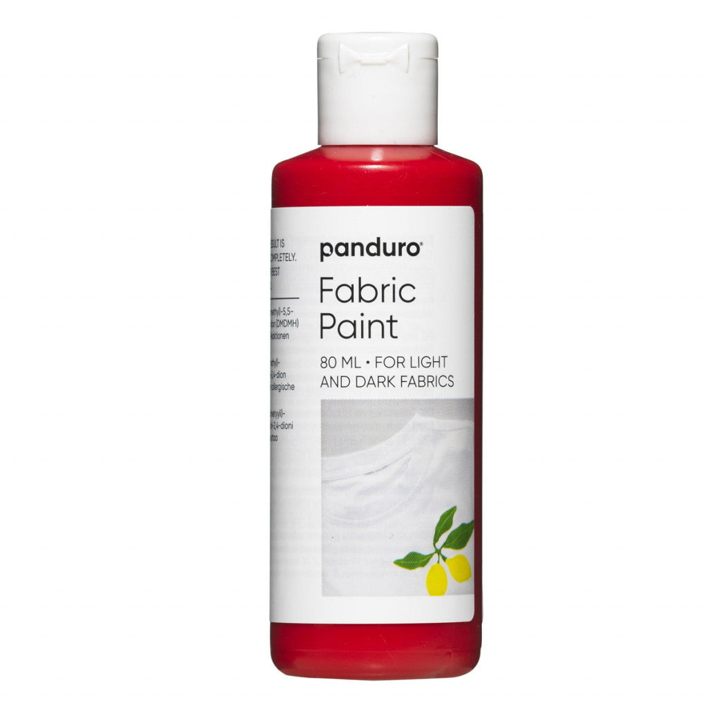 Tekstilmaling (Fabric Paint) 80ml - Primary Red