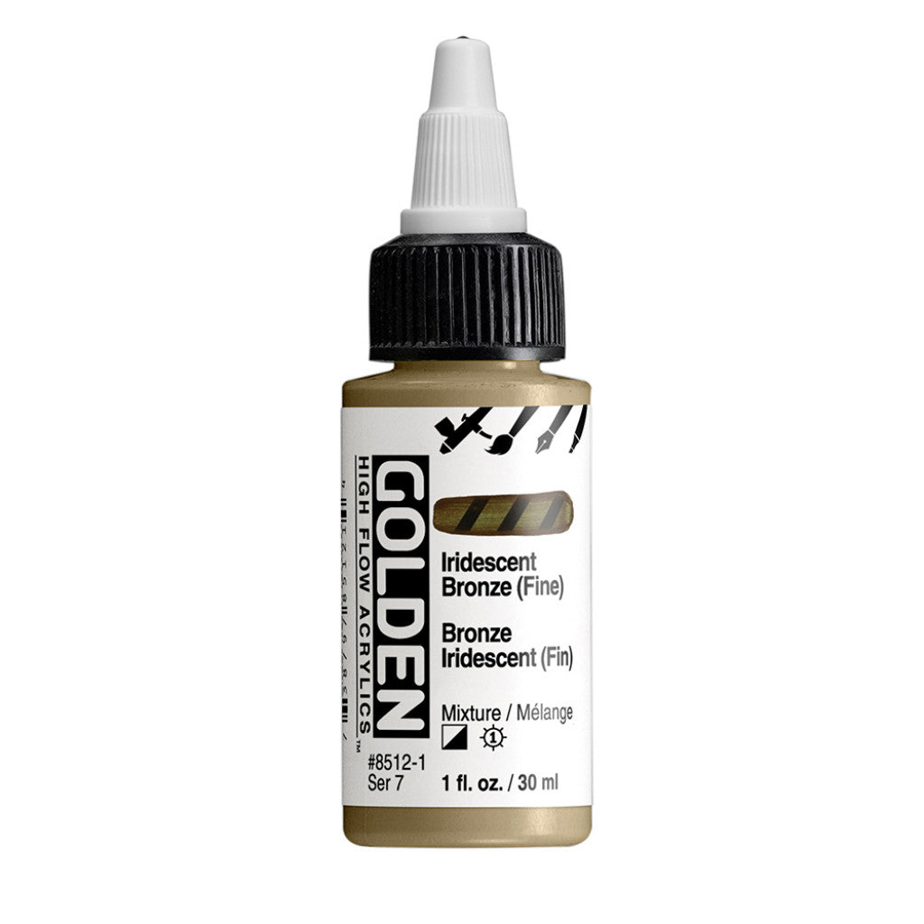 Golden High Flow Acrylics 30ml - Iridescent Bronze Fine