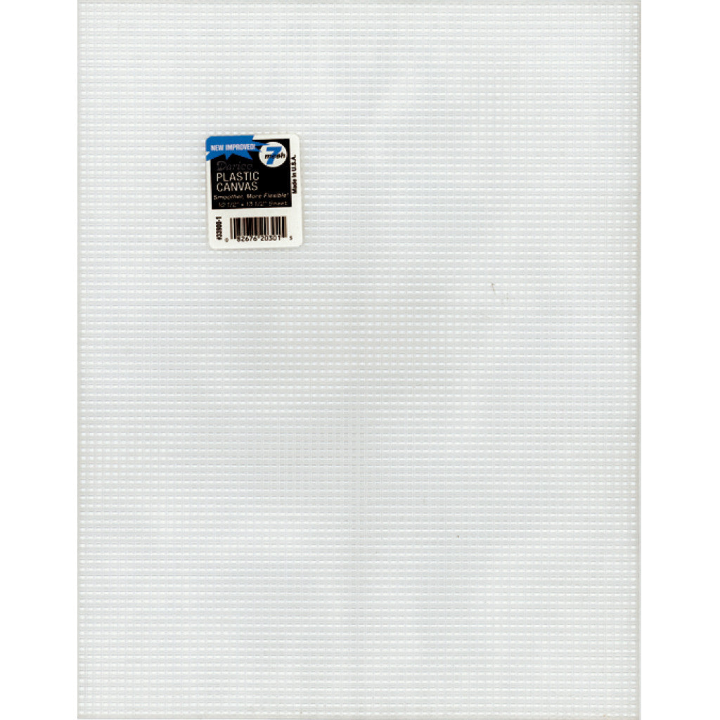 Plastic Canvas Aida 2,7tr/cm, 27 x 32cm - Clear