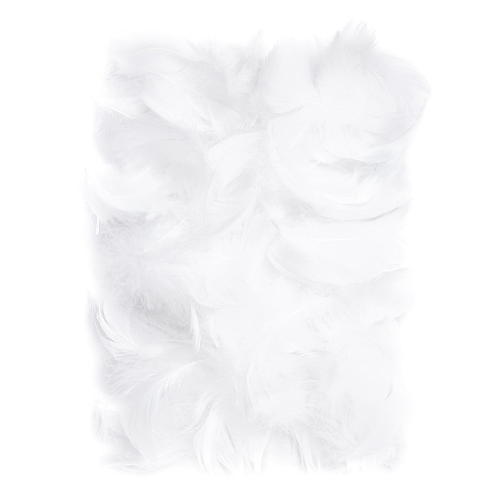 dpCraft Fjær 5-10cm 10g - Hvit