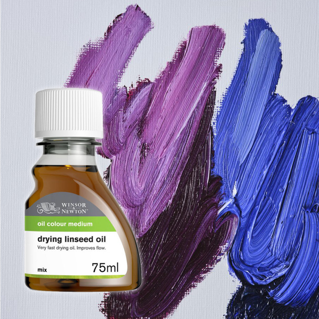 W&N medier olje - Drying Linseed Oil 75 ml