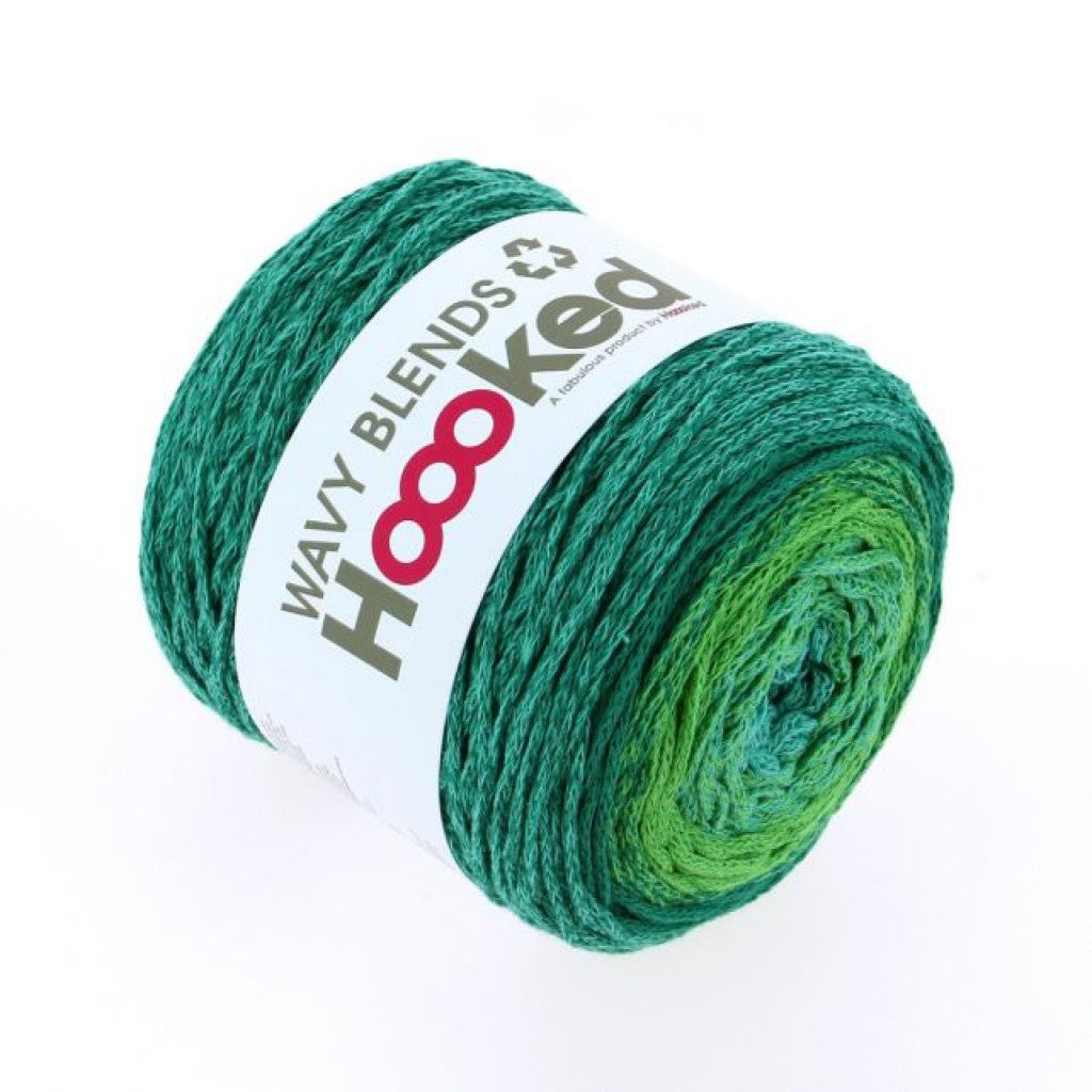 Hoooked Wavy Blends - Lush Mint 250g