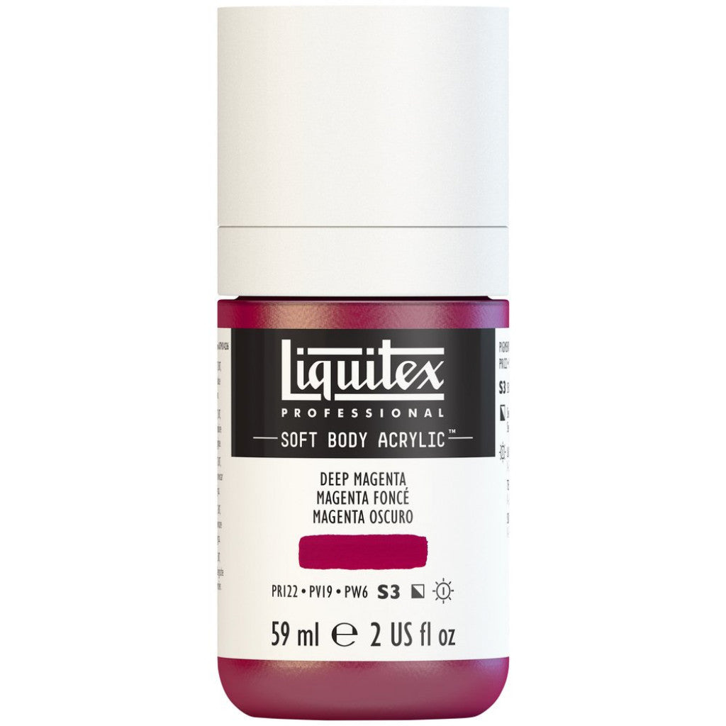 Liquitex Soft Body 59ml - 300 Deep Magenta S3