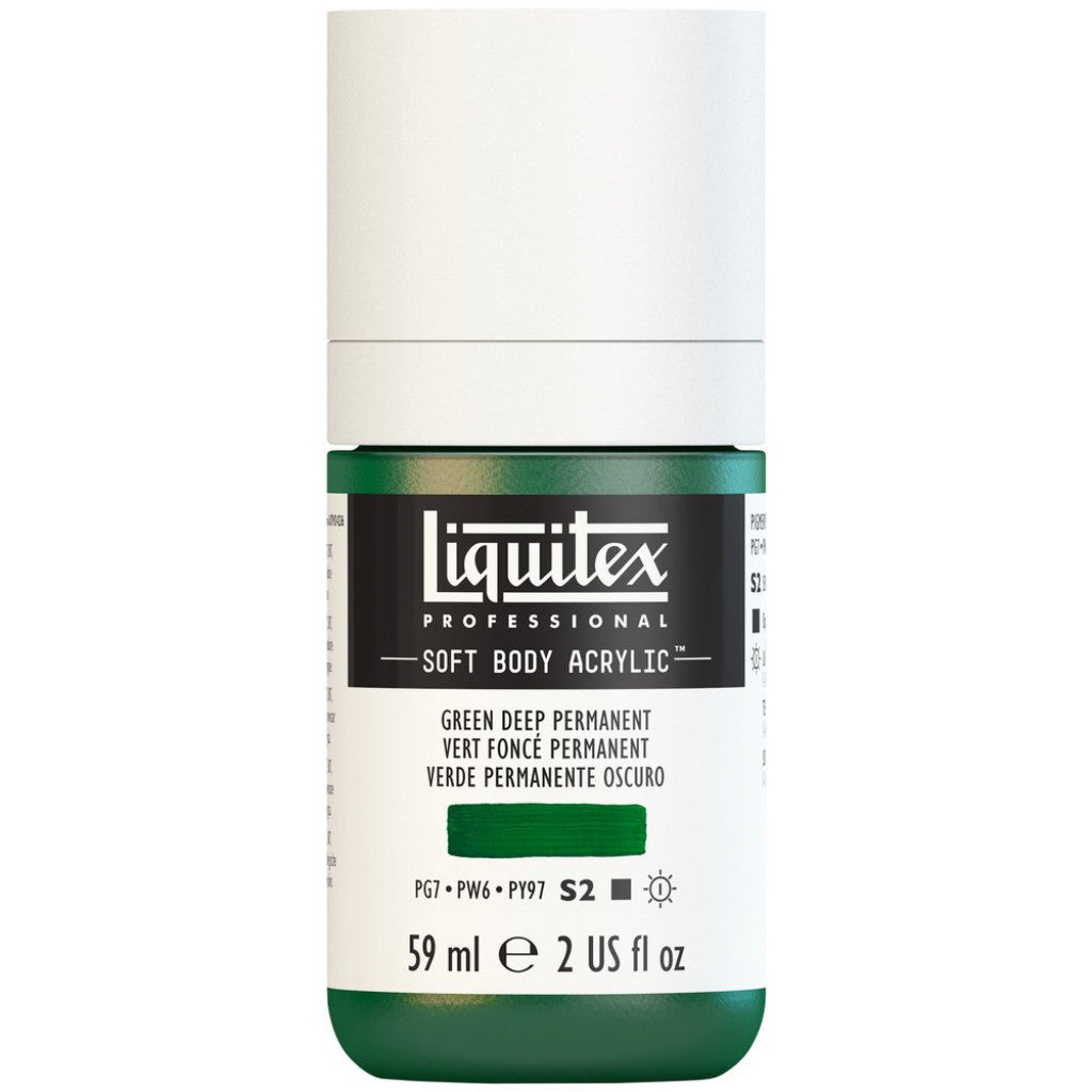 Liquitex Soft Body 59ml - 350 Deep Green Perm S2