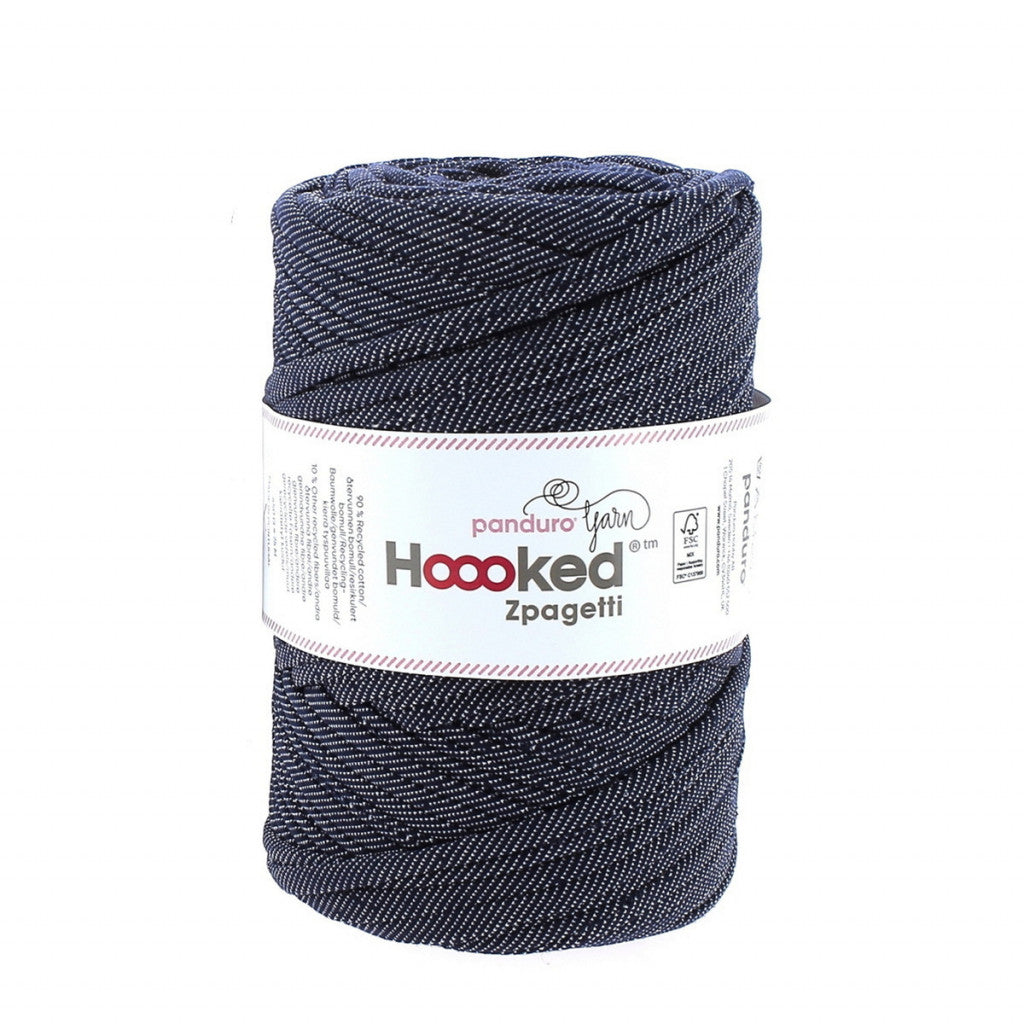 Hoooked Zpagetti, ca 450g - Jeans Toner