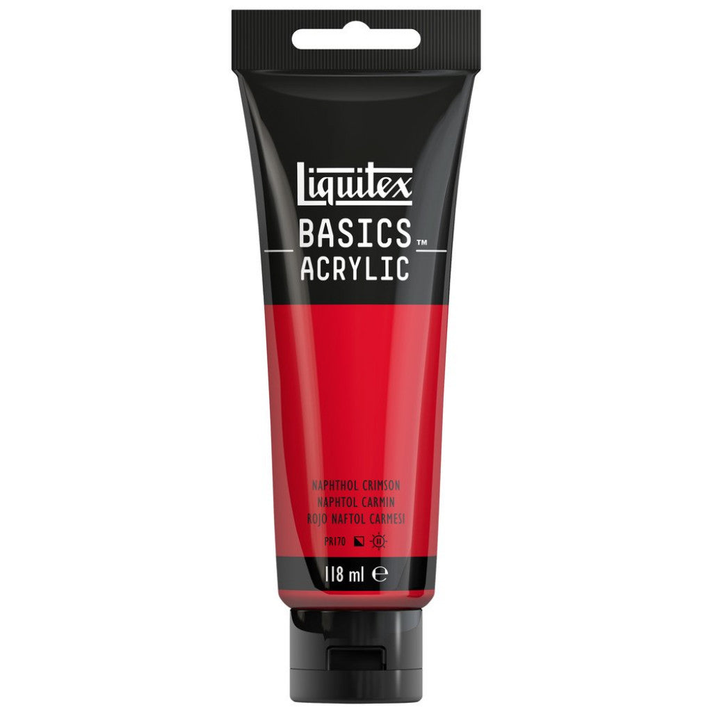 Liquitex Basics Acrylic 118ml - 292 Naphtol Crimson S1