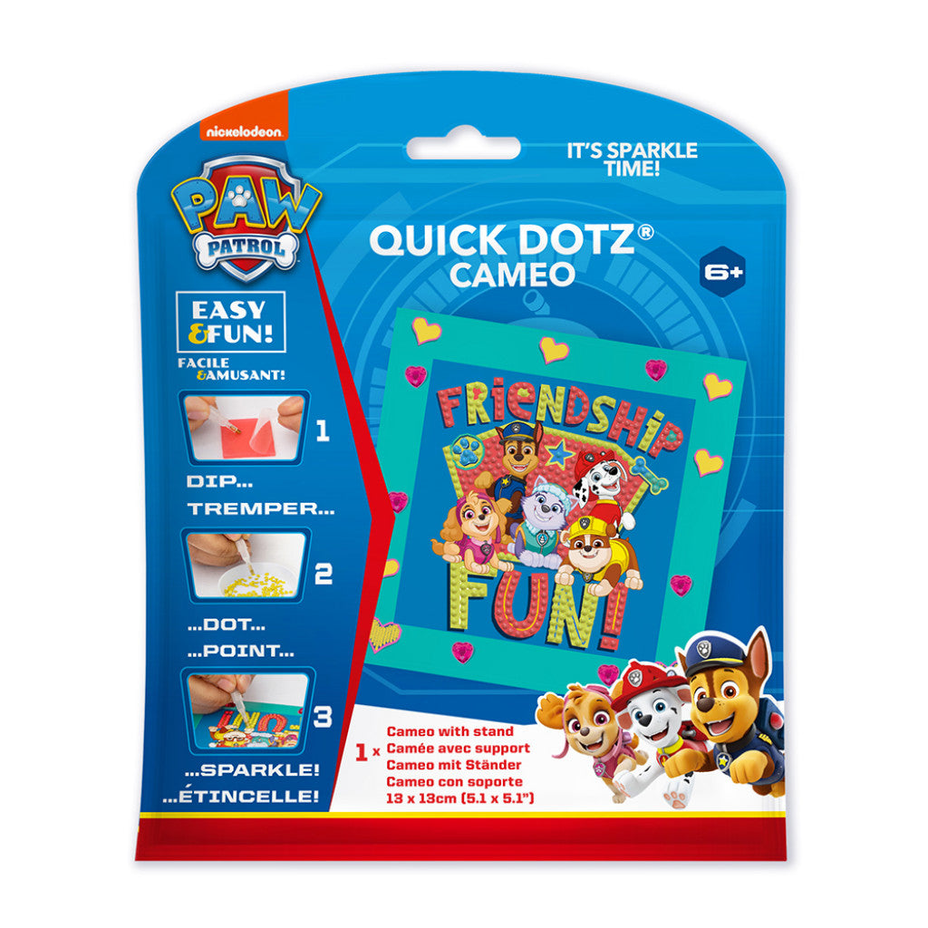 Diamond Dotz Quick Dotz Cameos - Paw patrol Friendship fun