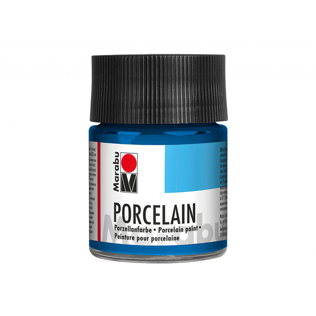 Marabu Porcelain 50ml - 057 Gentian blå