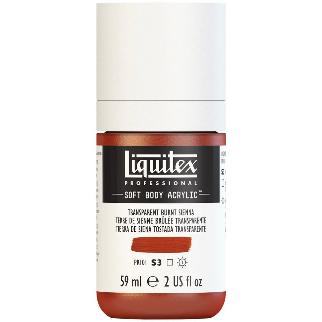 Liquitex Soft Body 59ml - 129 Transparent Burnt Sienna S3