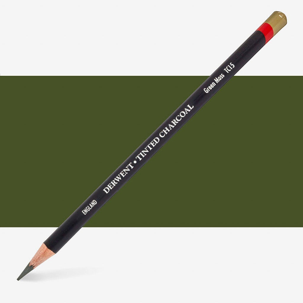 Derwent Tinted Charcoal - Green Moss TC15