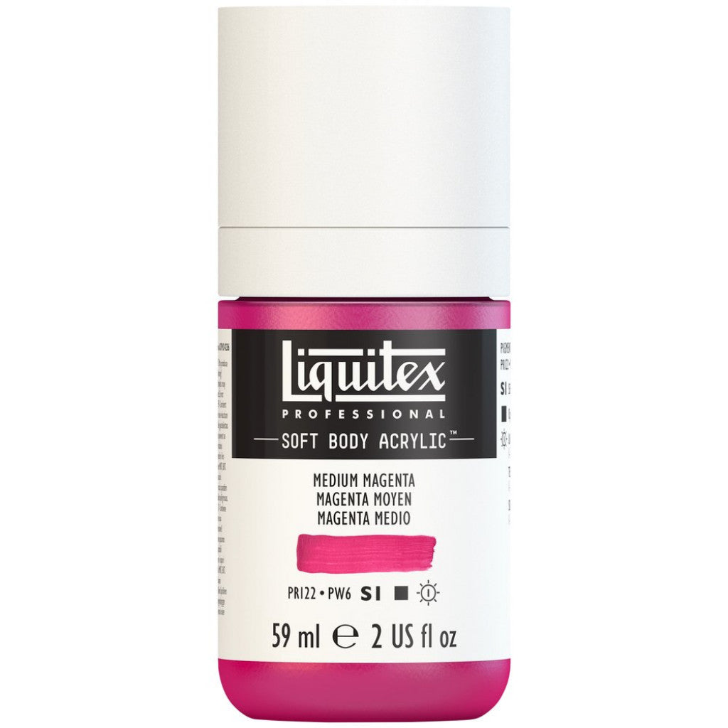 Liquitex Soft Body 59ml - 500 Medium Magenta S1
