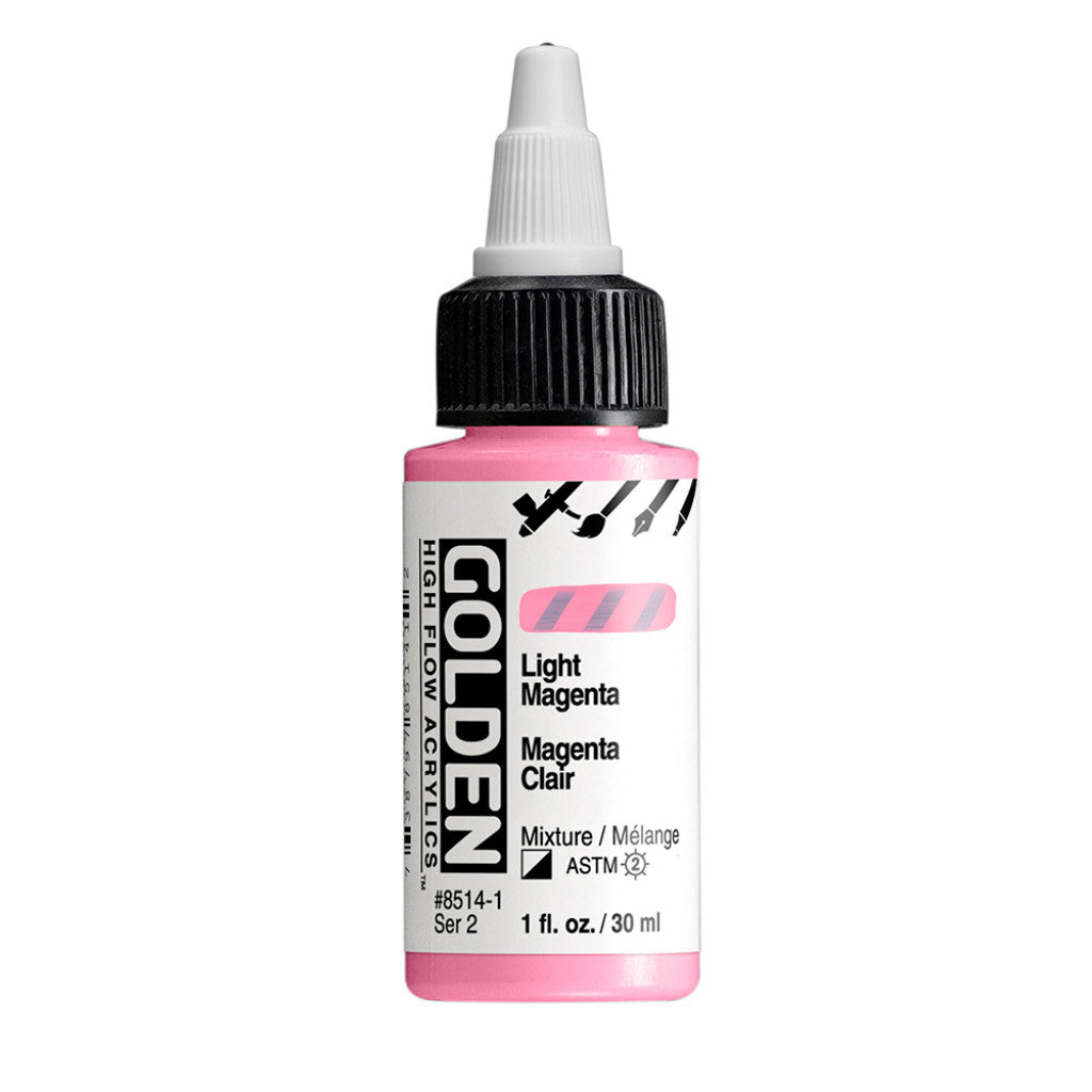 Golden High Flow Acrylics 30ml - Light Magenta