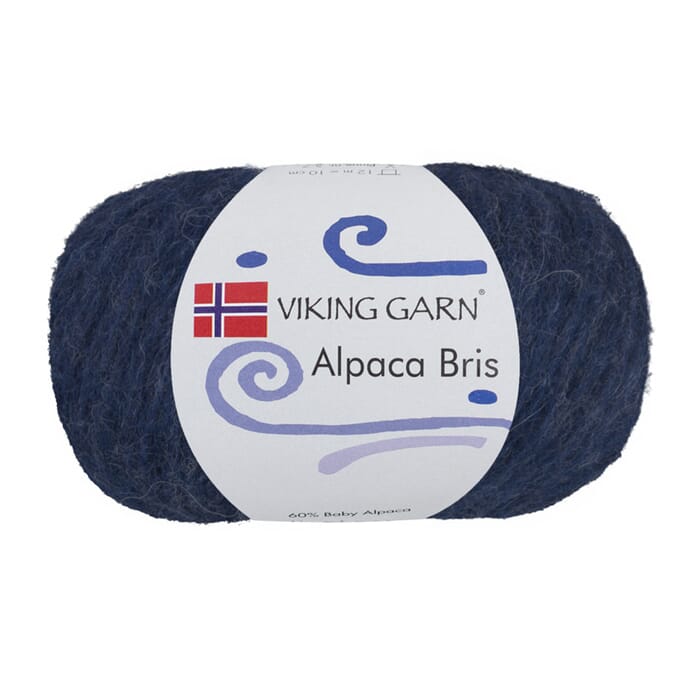 Alpaca Bris - 324 Mørk Blå