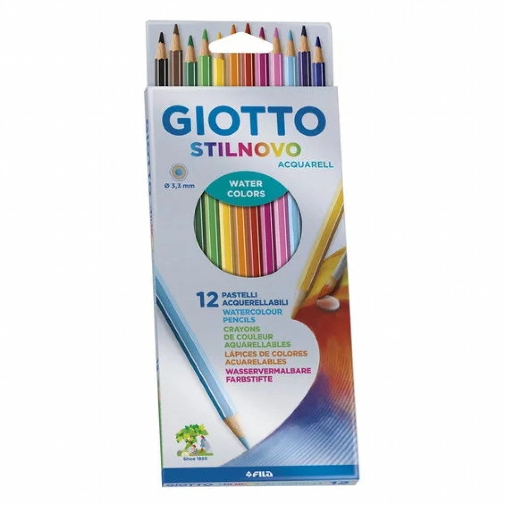 Akvarellblyant Giotto Stilnovo Aquarell - 12stk