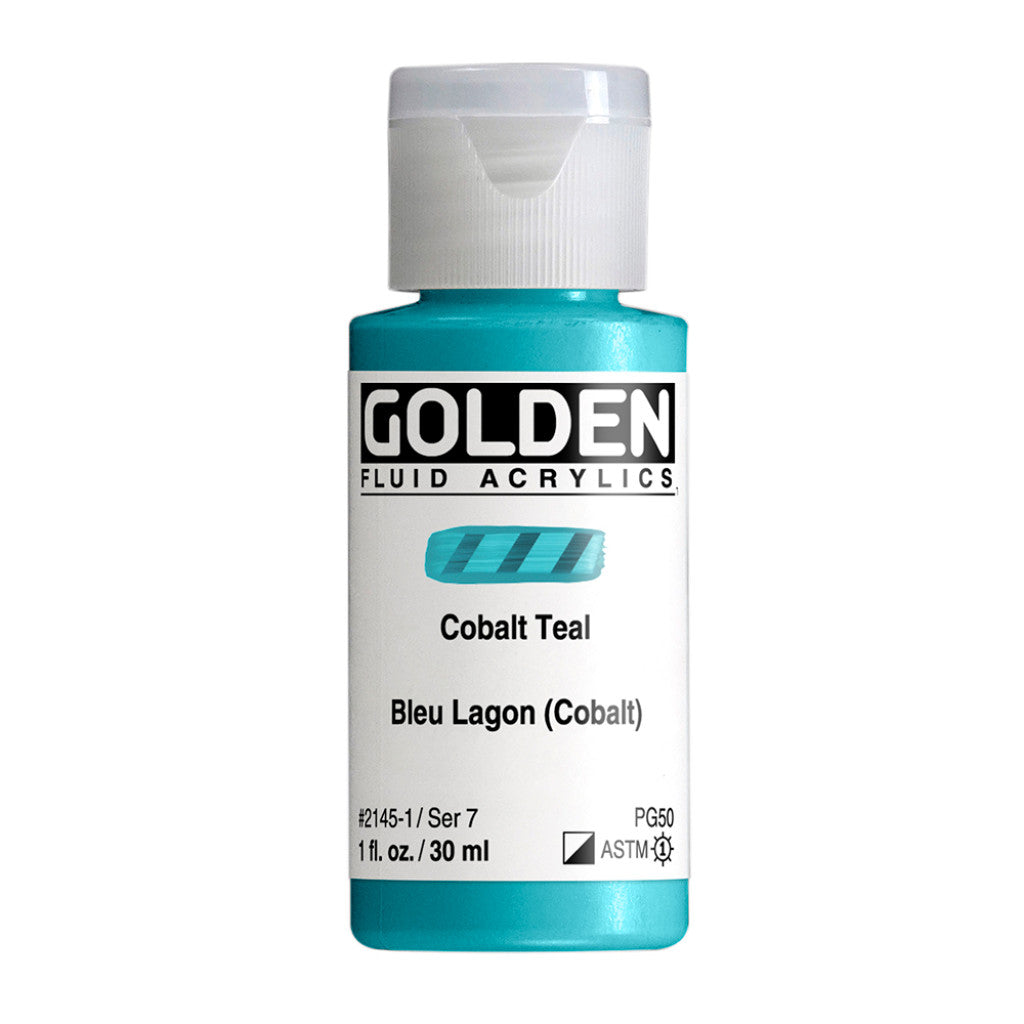 Golden Fluid Acrylics 30ml - Cobalt Teal