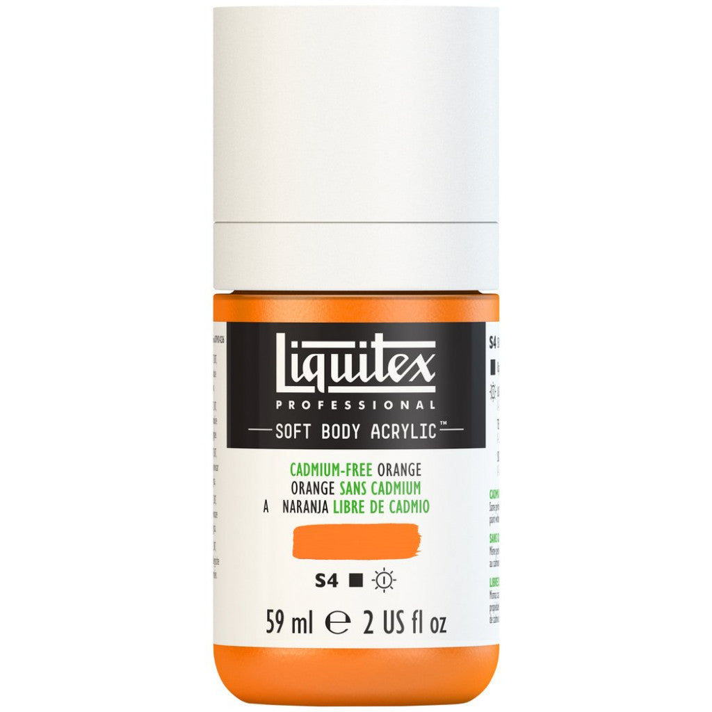 Liquitex Soft Body 59ml - 892 Cadmium-Free Orange S4