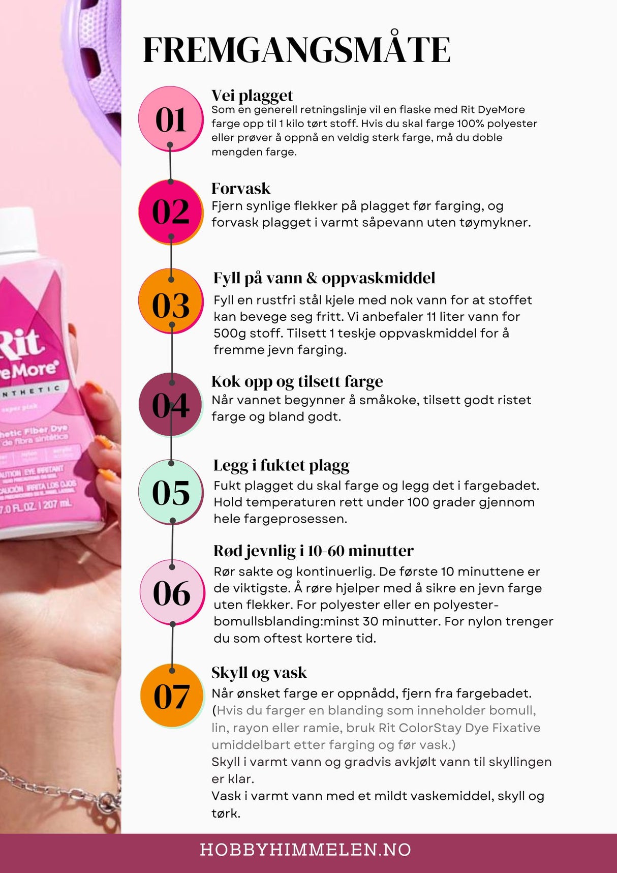 Rit DyeMore Syntetfarge - Sapphire Blue