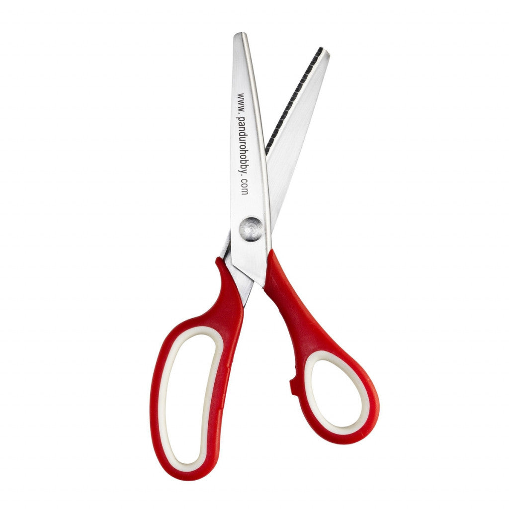 Taggesaks Tekstil Rød - 22,5cm