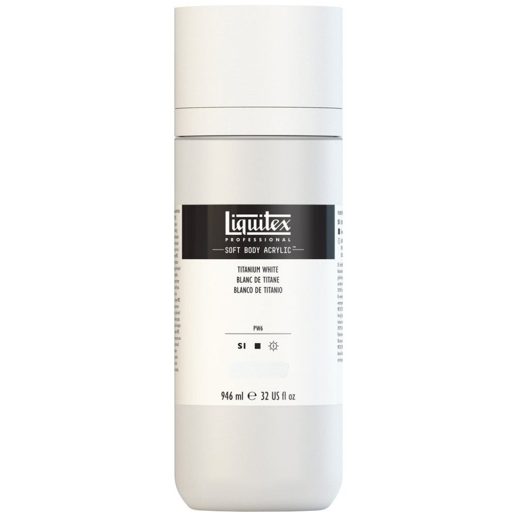 Liquitex Soft Body 946ml - 432 Titanium White S1