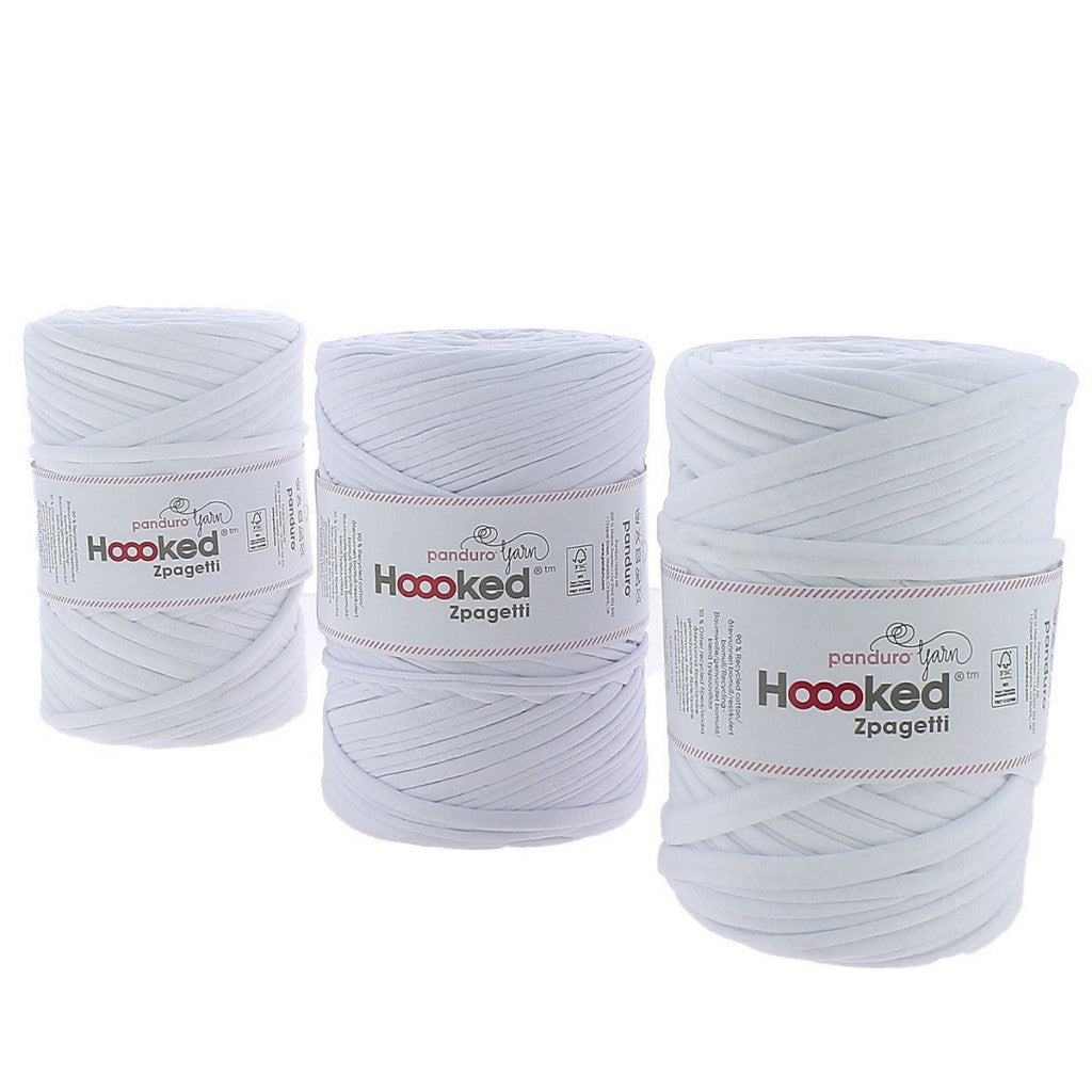 Hoooked Zpagetti, ca 450g - Hvit