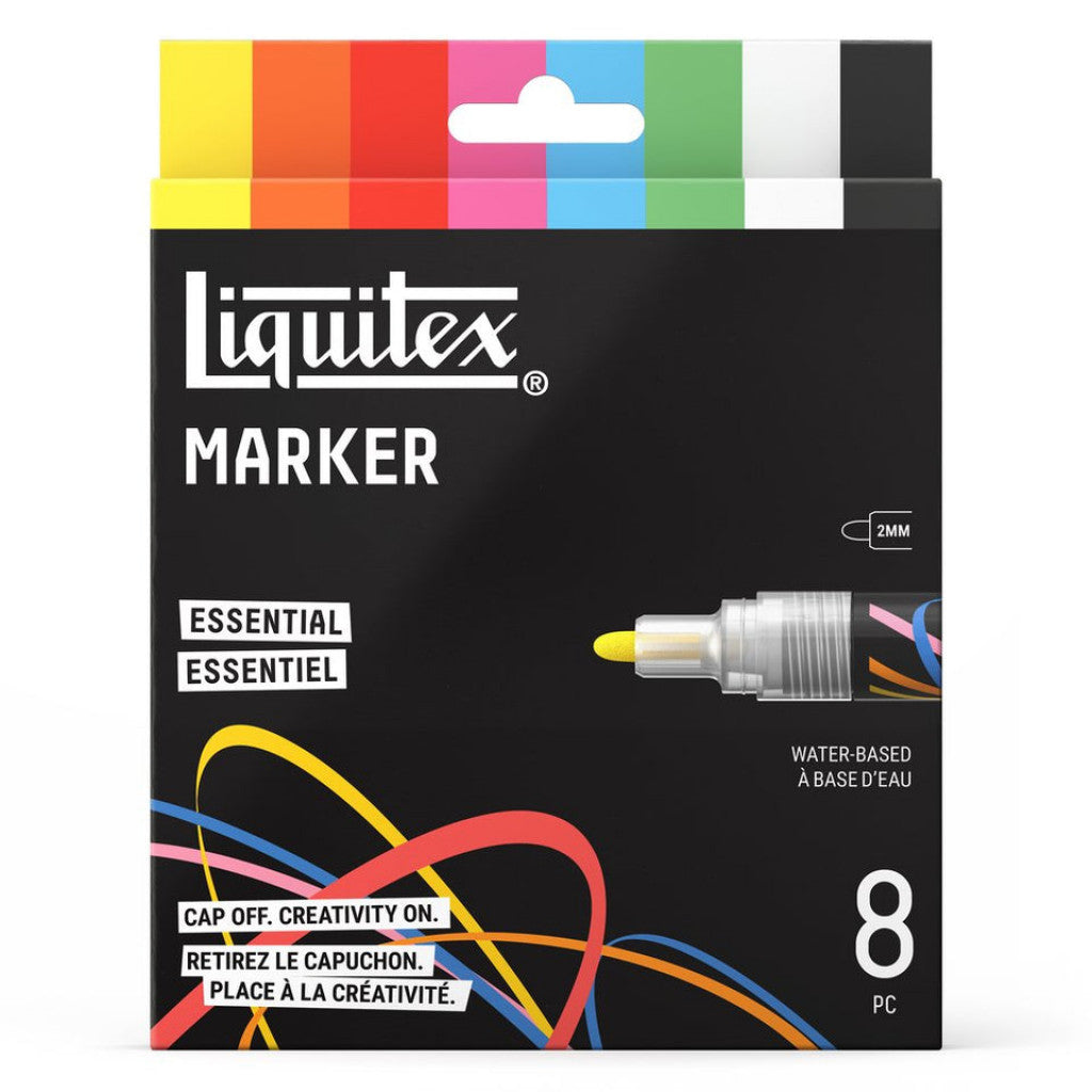 Liquitex Marker 8X2mm Set - Essential