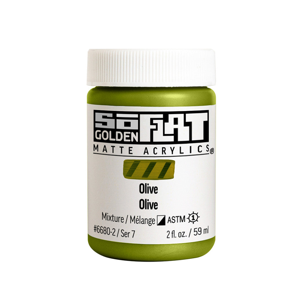 Golden SoFlat Acrylics 59ml - Olive