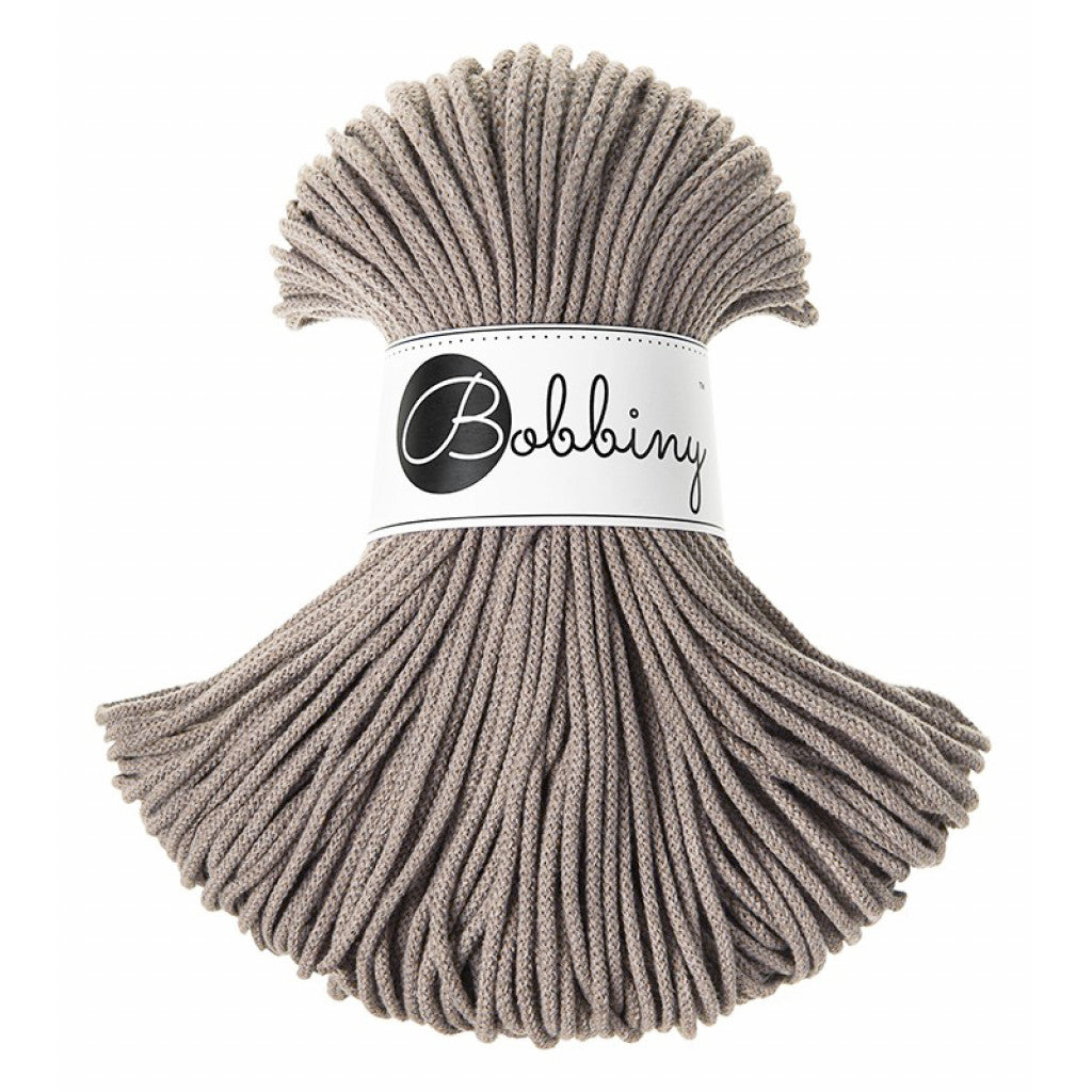 Bobbiny Braided Cord 3mm 100m - Coffee