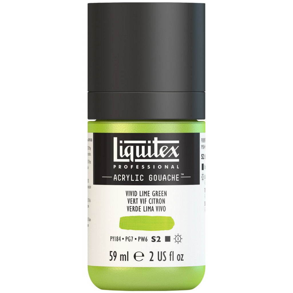 Liquitex Acrylic Gouache (matt) 59ml - 740 Vivid Lime Green S2