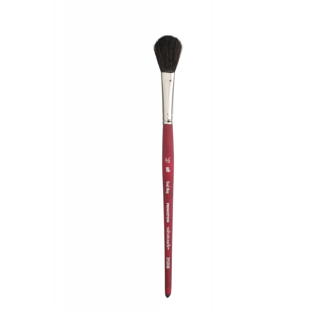 Princeton Velvetouch Synthetic Short Handle Oval Mop Size 1/2"