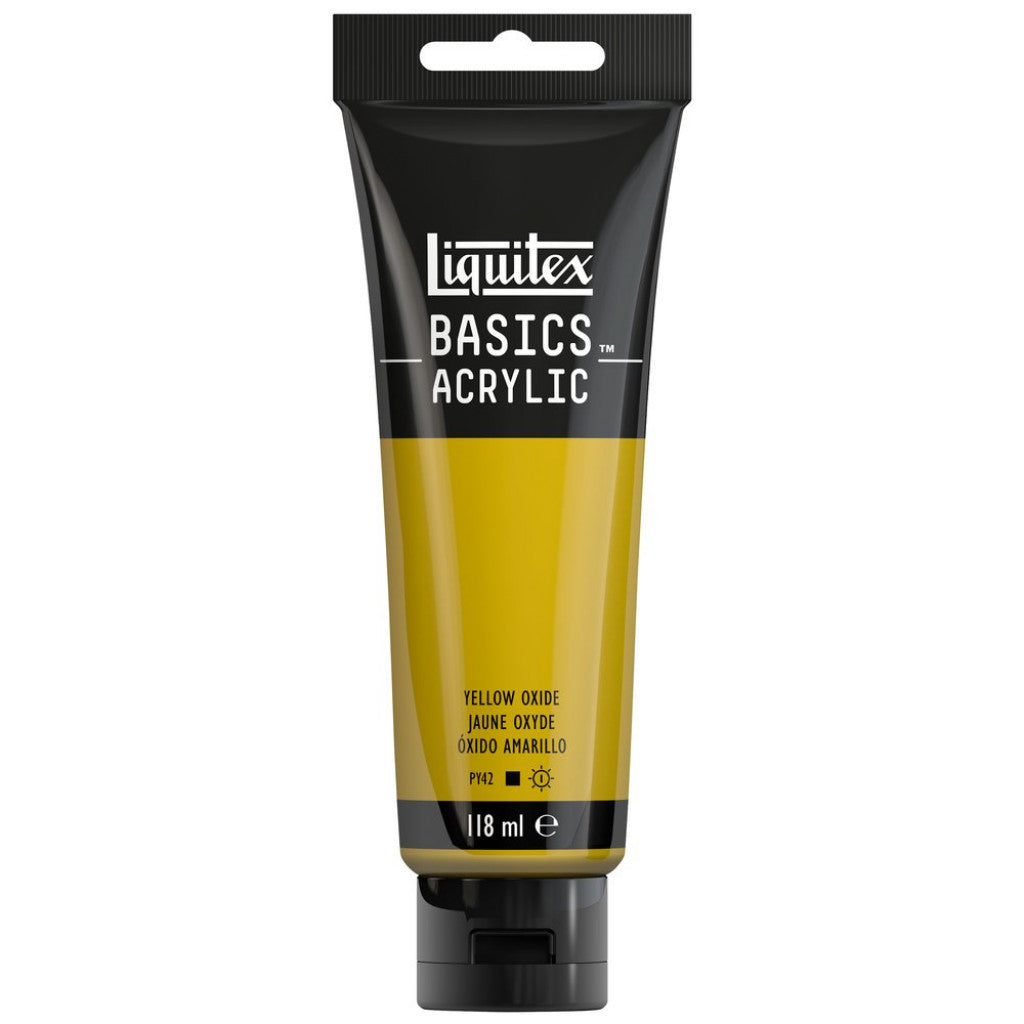 Liquitex Basics Acrylic 118ml - 416 Yellow Oxide S1