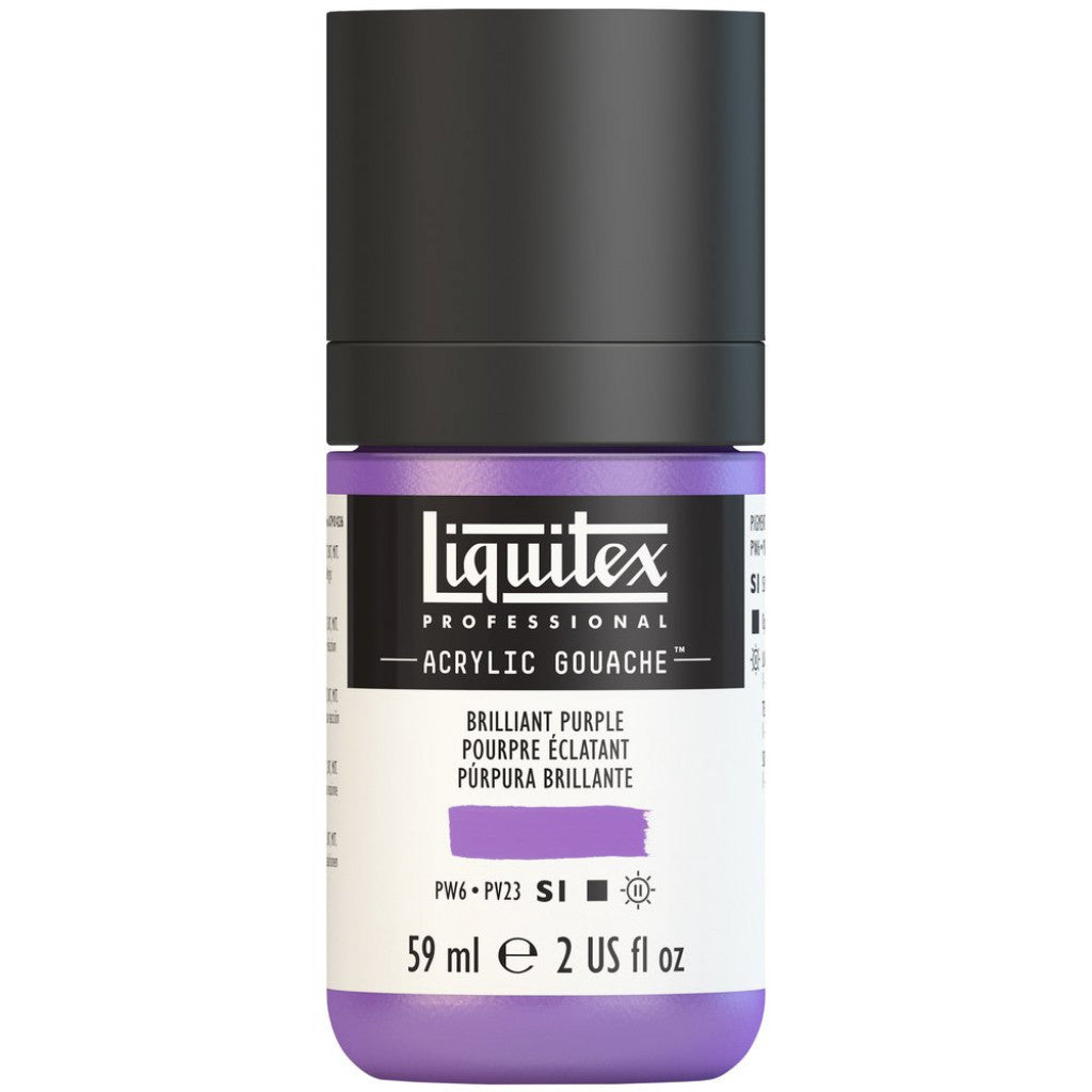 Liquitex Acrylic Gouache (matt) 59ml - 590 Brilliant Purple S1