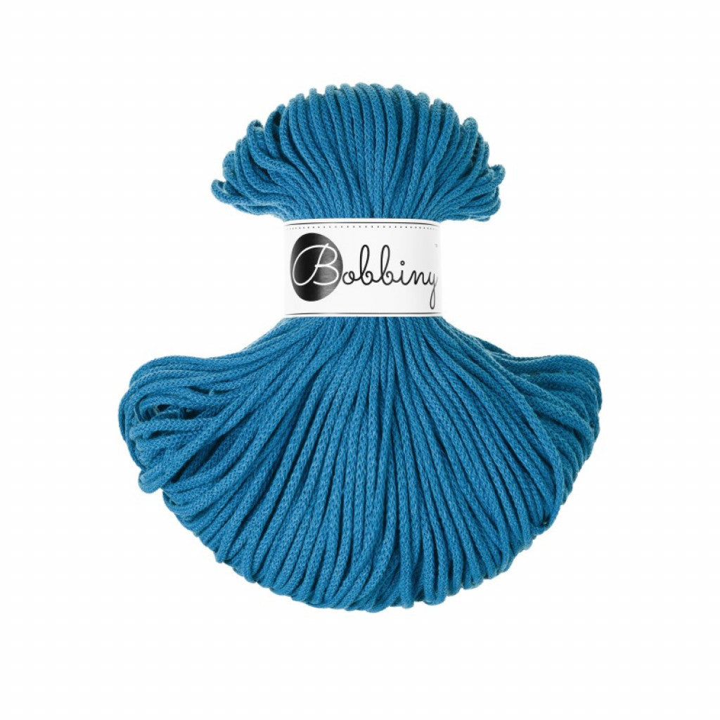 Bobbiny Braided Cord 3mm 100m - Dopamine Blue