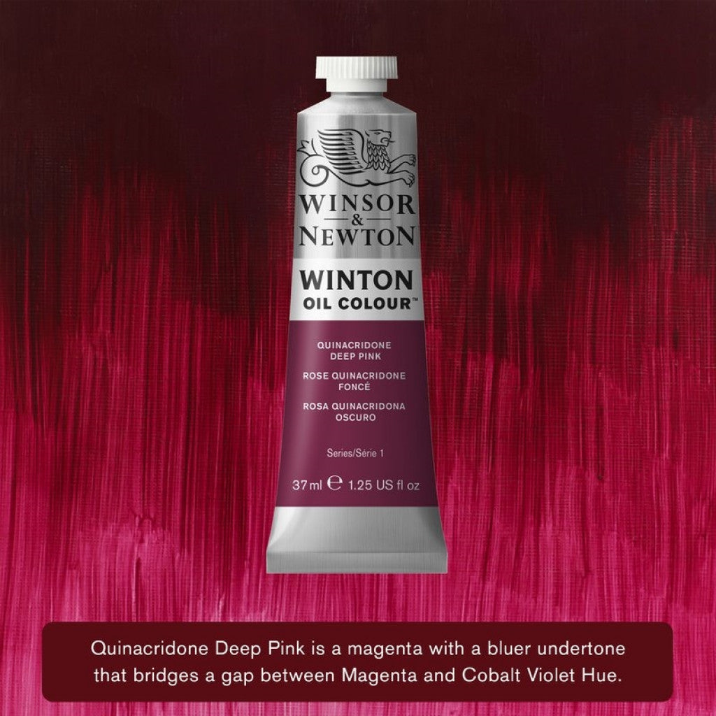 W&N - Winton Oil 37ml - 250 Quinacridone Deep Pink
