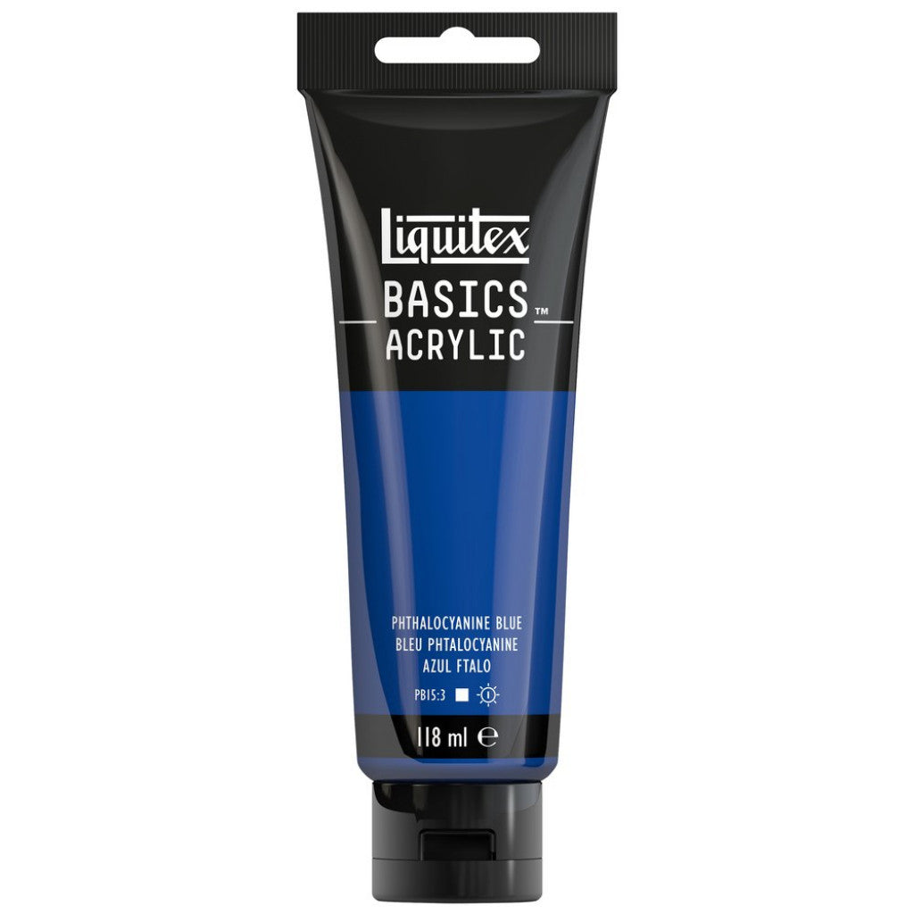 Liquitex Basics Acrylic 118ml - 316 Phthalocyanine Blue S1