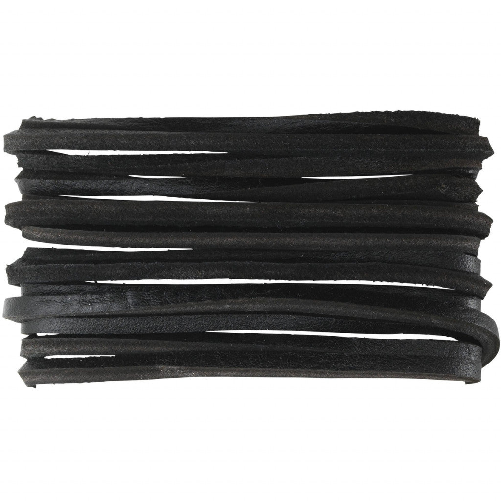 Skinnsnor Sort 3X3 Mm 2 M