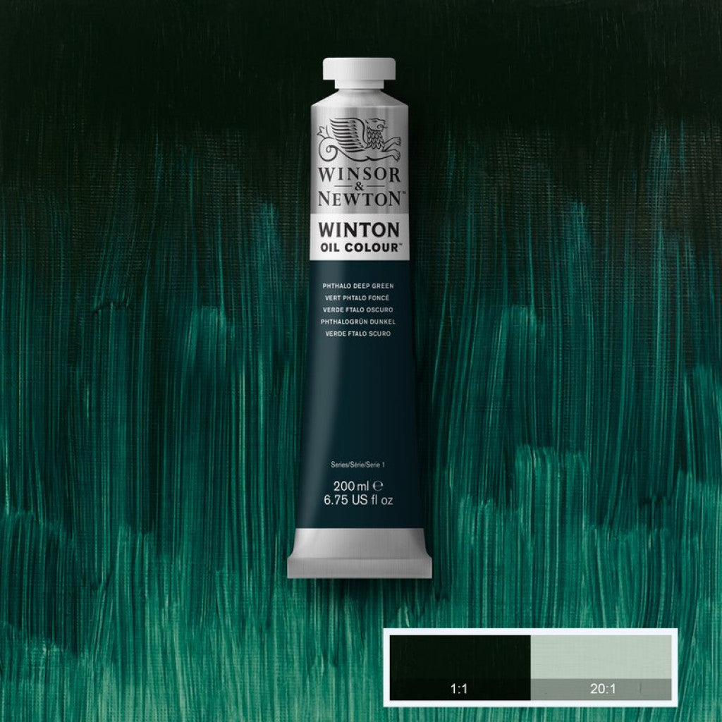 WN Winton oil 200ml - 048 Phthalo Deep Green