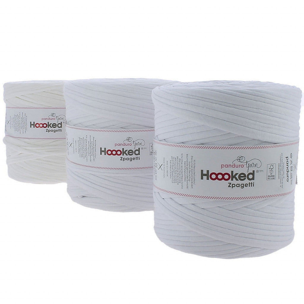 Hoooked Zpagetti, ca 900g - Hvit
