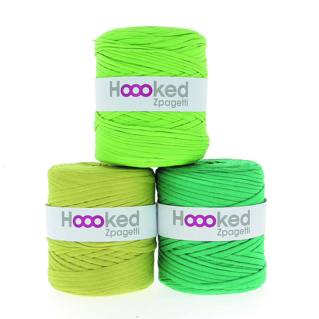 Hoooked Zpagetti, 700g - Green shades