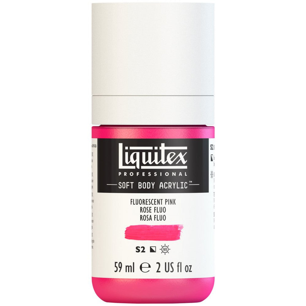 Liquitex Soft Body 59ml - 987 Fluorescent Pink S2