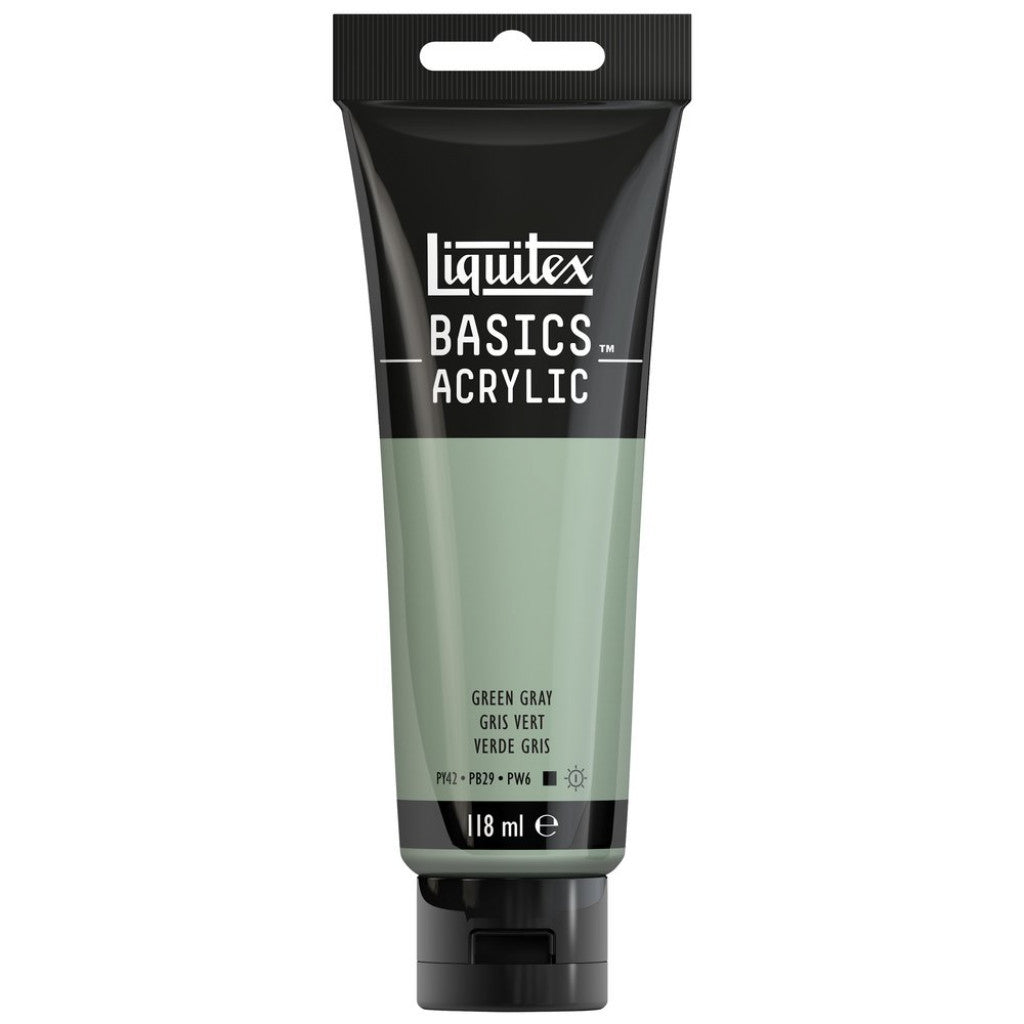 Liquitex Basics Acrylic 118ml - 205 Green Grey S1