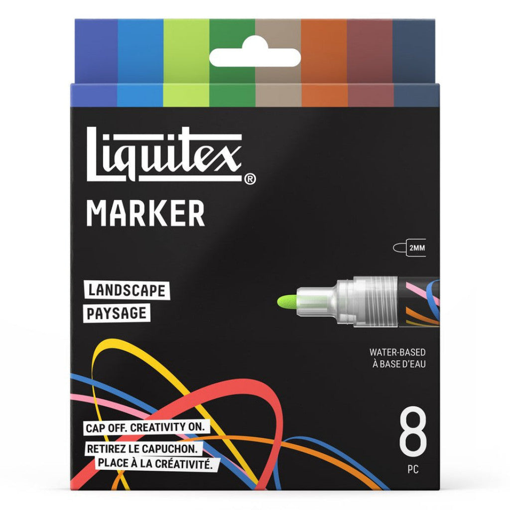 Liquitex Marker 8X2mm Set - Landscape