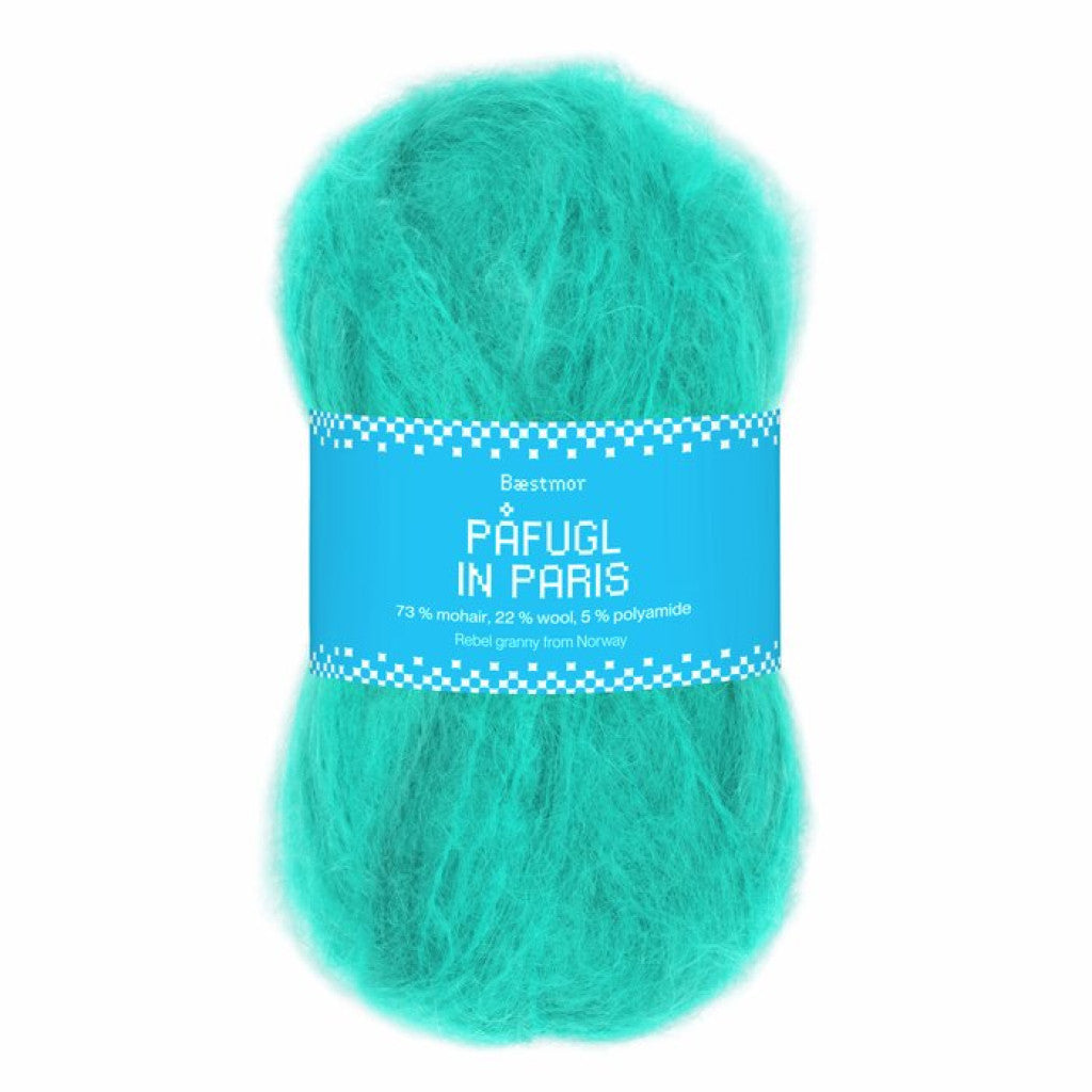 Påfugl in Paris - Tropical blue