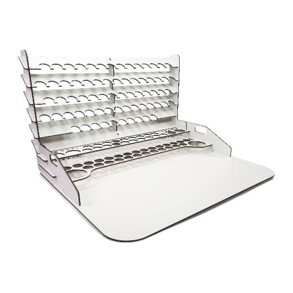 Vallejo: Work Station with Vertical Storage (50x37cm)